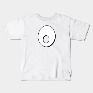 Number 0 white / black Kids T-Shirt